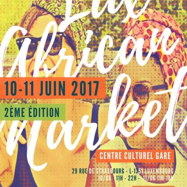 Charlotte Jeuniaux - affiche Lux African Market